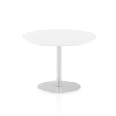 Dynamic Italia 1000mm Poseur Round Table White Top 725mm High Leg ITL0144 DD